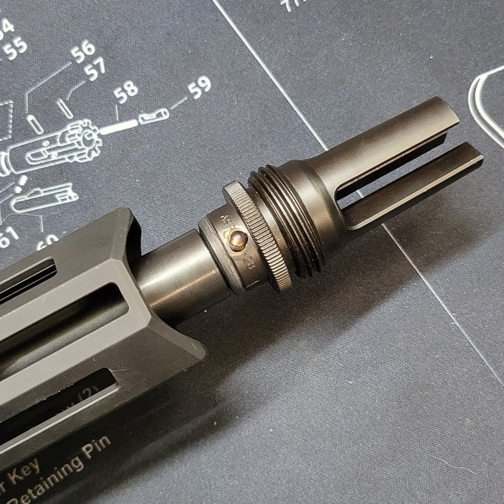 Ext. Flash Hider Pin & Weld