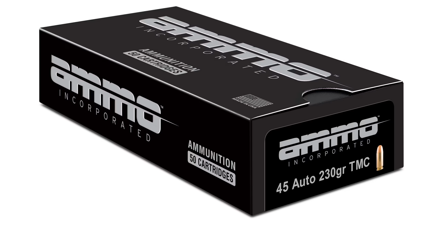 Ammo Inc. Signature .45 ACP 230 Grain Total Metal Jacket